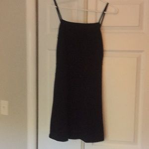 Black mini dress